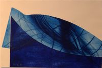 Ultramar III. Mixed media on paper (50 x 70) cm.